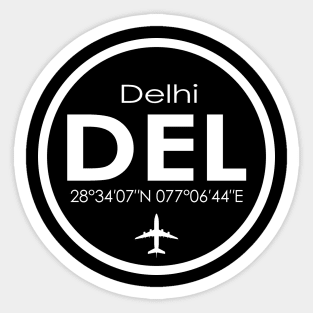 DEL, Delhi Indira Gandhi International Airport Sticker